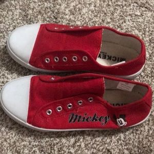 Mickey lace-less sneakers